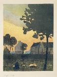 Paysage Au Soir (Landscape at Night), 1894 (Lithograph in Colours on Wove Paper)-Maxime Emile Louis Maufra-Giclee Print