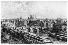 'View of Richmond from the Thames', 1871-Maxime Lalanne-Giclee Print