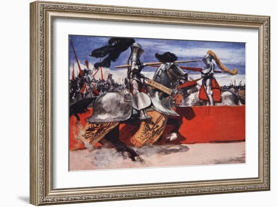 Maximilian Would Often Take Part in Tournaments-Arthur C. Michael-Framed Giclee Print