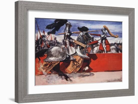 Maximilian Would Often Take Part in Tournaments-Arthur C. Michael-Framed Giclee Print
