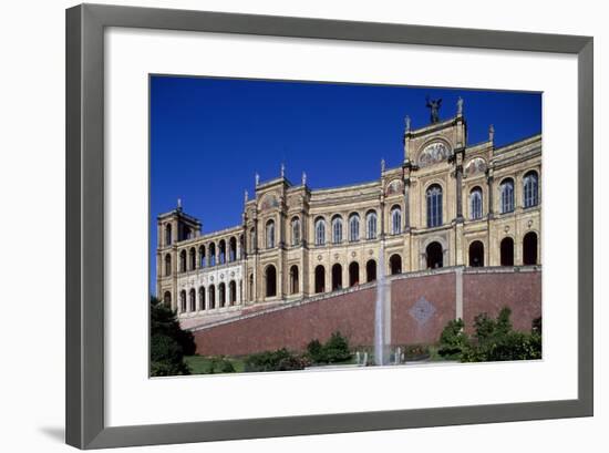 Maximilianeum, Seat of Bavarian Parliament in Munich, 1874-Friedrich Burklein-Framed Giclee Print