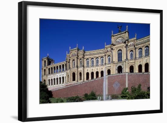 Maximilianeum, Seat of Bavarian Parliament in Munich, 1874-Friedrich Burklein-Framed Giclee Print