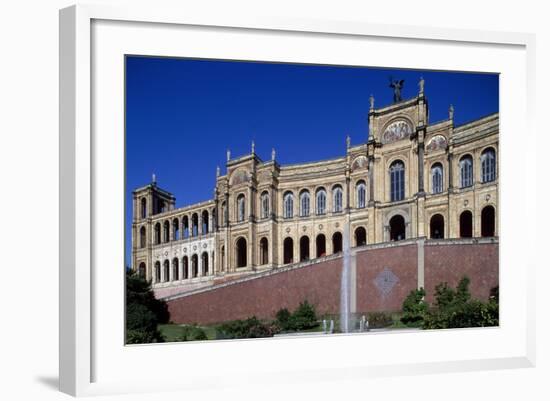 Maximilianeum, Seat of Bavarian Parliament in Munich, 1874-Friedrich Burklein-Framed Giclee Print