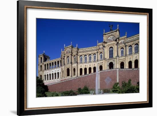 Maximilianeum, Seat of Bavarian Parliament in Munich, 1874-Friedrich Burklein-Framed Giclee Print