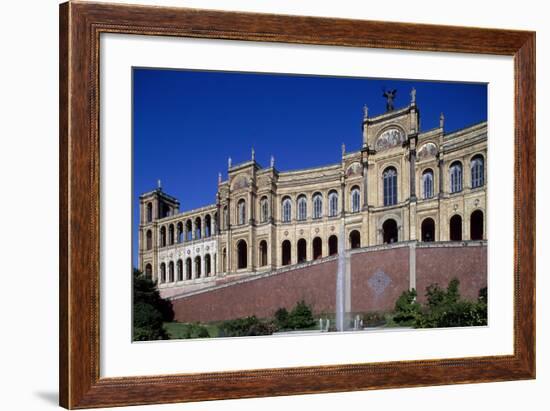 Maximilianeum, Seat of Bavarian Parliament in Munich, 1874-Friedrich Burklein-Framed Giclee Print