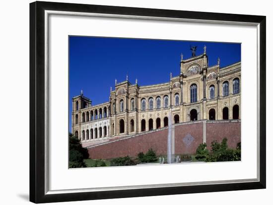 Maximilianeum, Seat of Bavarian Parliament in Munich, 1874-Friedrich Burklein-Framed Giclee Print