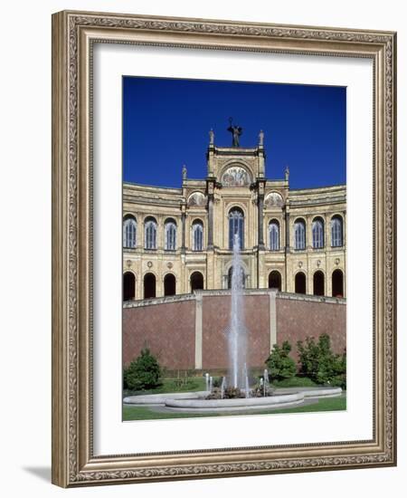 Maximilianeum, Seat of Bavarian Parliament in Munich, 1874-Friedrich Burklein-Framed Giclee Print