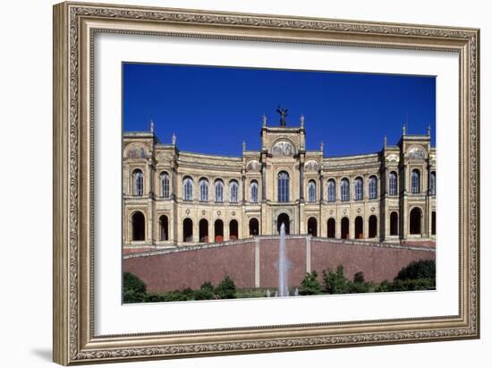 Maximilianeum, Seat of Bavarian Parliament in Munich, 1874-Friedrich Burklein-Framed Giclee Print