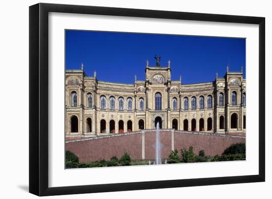 Maximilianeum, Seat of Bavarian Parliament in Munich, 1874-Friedrich Burklein-Framed Giclee Print