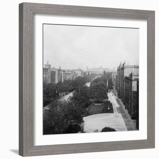 Maximilianstrasse, Munich, Germany, C1900s-Wurthle & Sons-Framed Photographic Print