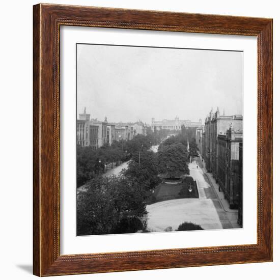 Maximilianstrasse, Munich, Germany, C1900s-Wurthle & Sons-Framed Photographic Print