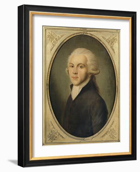 Maximilien de Robespierre, représenté en costume de député du Tiers-Etat en 1789 (1759-1794)-null-Framed Giclee Print