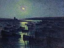 Camaret, Moonlight and Fishing Boats, 1894-Maximilien Luce-Giclee Print