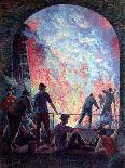 Departing Trawlers-Maximilien Luce-Framed Giclee Print