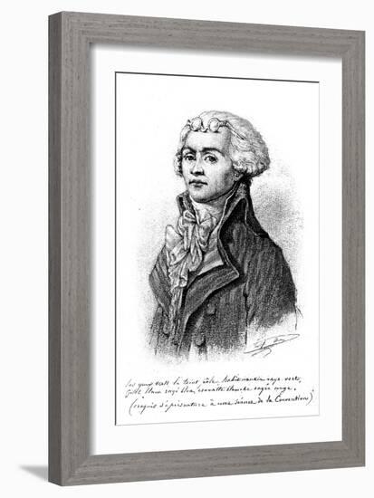 Maximilien Robespierre-Francois Gerard-Framed Giclee Print