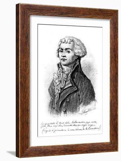 Maximilien Robespierre-Francois Gerard-Framed Giclee Print