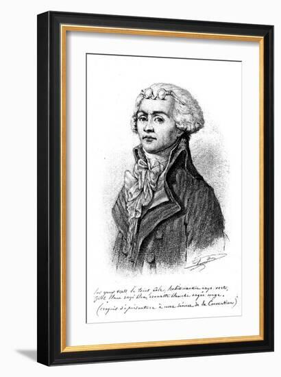 Maximilien Robespierre-Francois Gerard-Framed Giclee Print