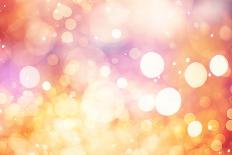 Festive Background with Natural Bokeh and Bright Golden Lights. Vintage Magic Background with Color-Maximusnd-Premier Image Canvas