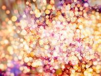 Abstract Texture, Light Bokeh Background-Maximusnd-Mounted Photographic Print