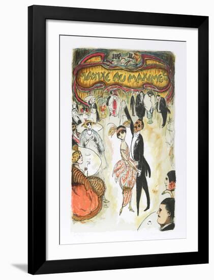 Maxixe Au Maxime's-Edward Plunkett-Framed Collectable Print