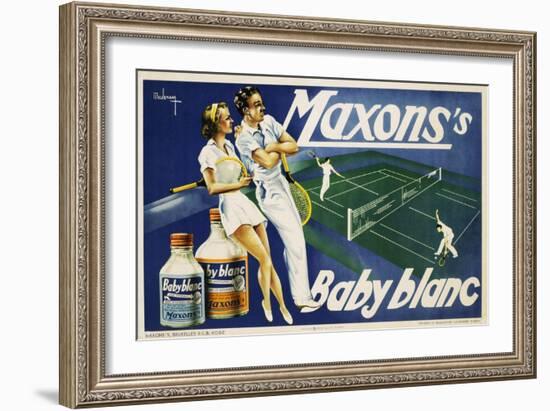 Maxons's Baby Blanc Linen Wash Poster-null-Framed Giclee Print