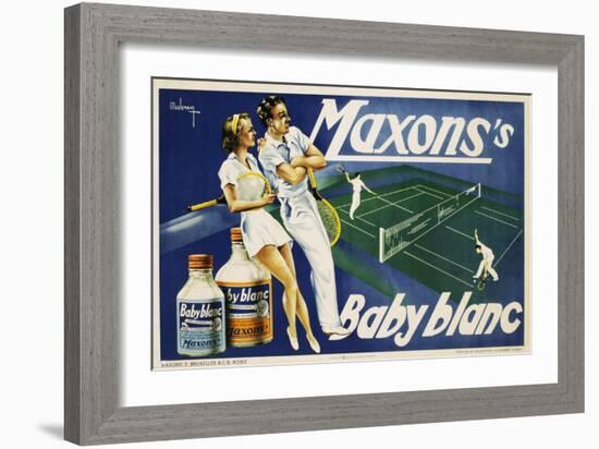 Maxons's Baby Blanc Linen Wash Poster-null-Framed Giclee Print