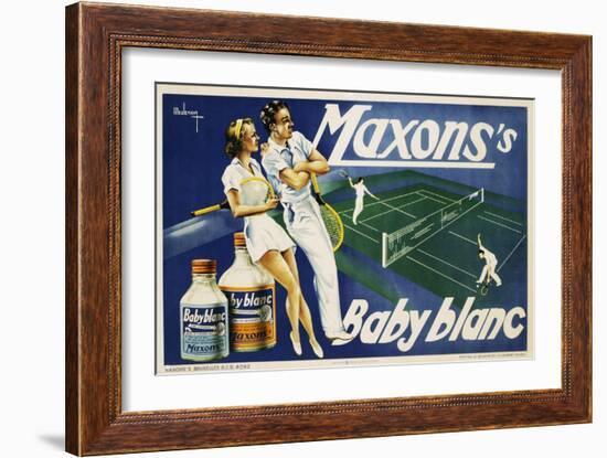 Maxons's Baby Blanc Linen Wash Poster-null-Framed Giclee Print