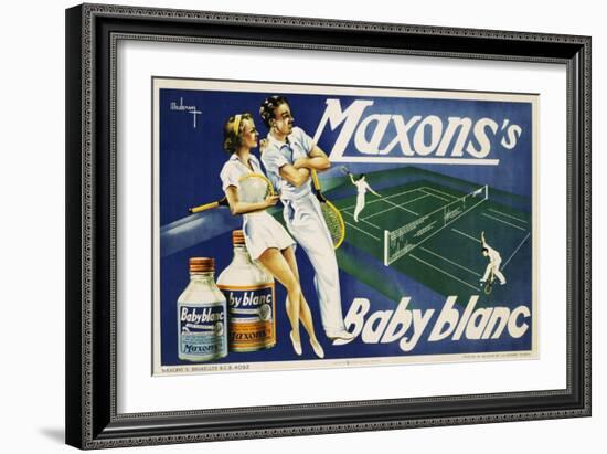 Maxons's Baby Blanc Linen Wash Poster-null-Framed Giclee Print