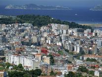City and the Ria De Vigo, Islas Cies in the Distance, Vigo, Galicia, Spain, Europe-Maxwell Duncan-Photographic Print