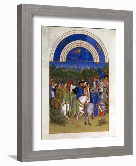 May, 1412-1416-Paul Limbourg-Framed Giclee Print