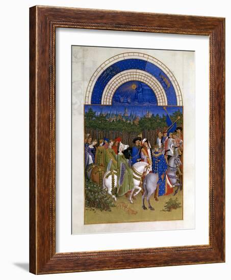 May, 1412-1416-Paul Limbourg-Framed Giclee Print