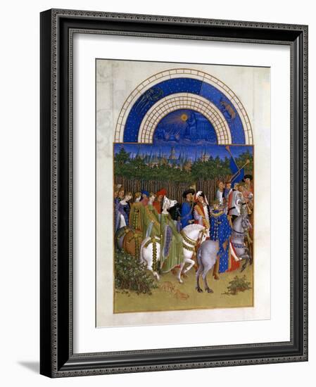 May, 1412-1416-Paul Limbourg-Framed Giclee Print