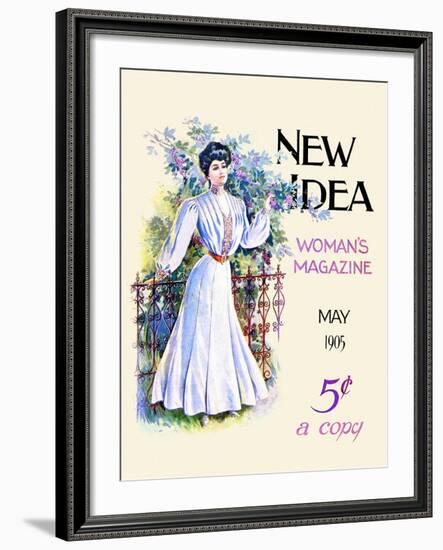 May 1905 New Idea Woman's Magazine-New Idea-Framed Art Print