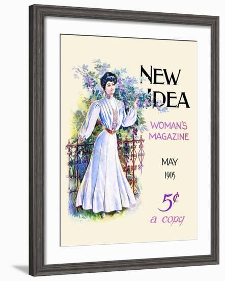 May 1905 New Idea Woman's Magazine-New Idea-Framed Art Print