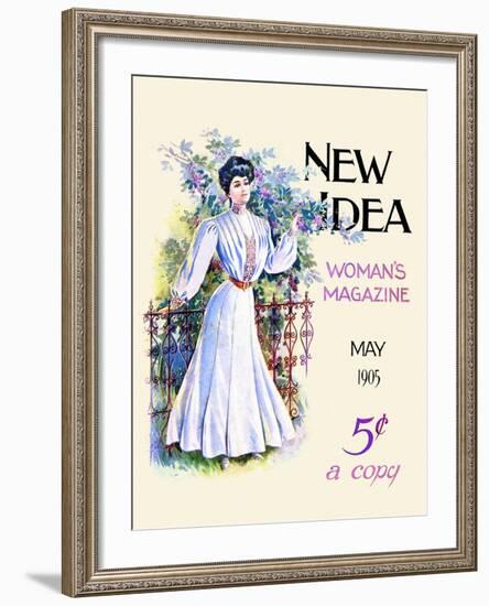 May 1905 New Idea Woman's Magazine-New Idea-Framed Art Print