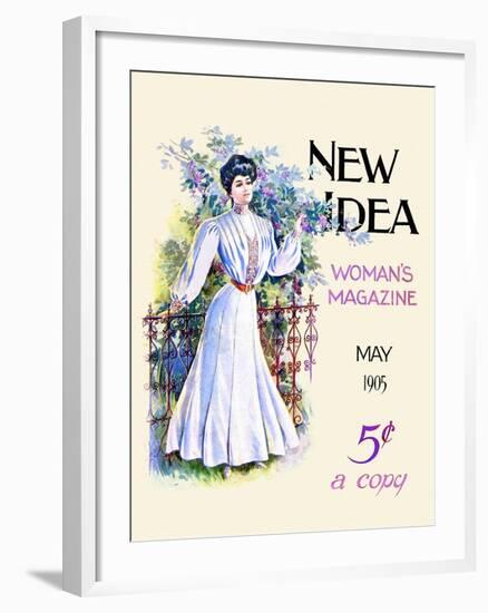 May 1905 New Idea Woman's Magazine-New Idea-Framed Art Print