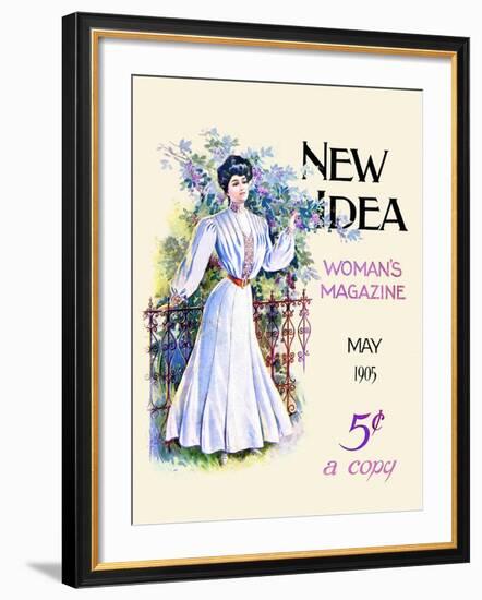May 1905 New Idea Woman's Magazine-New Idea-Framed Art Print