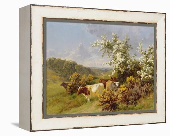 May Blossom-Charles Collins-Framed Premier Image Canvas