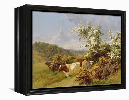 May Blossom-Charles Collins-Framed Premier Image Canvas