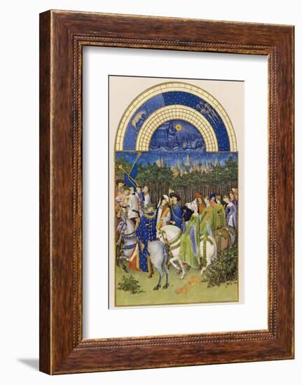 May Celebrating May Day Near the Town of Riom in the Auvergne-Pol De Limbourg-Framed Photographic Print