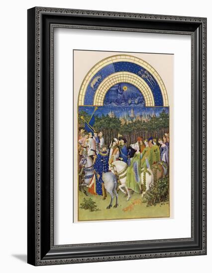 May Celebrating May Day Near the Town of Riom in the Auvergne-Pol De Limbourg-Framed Photographic Print