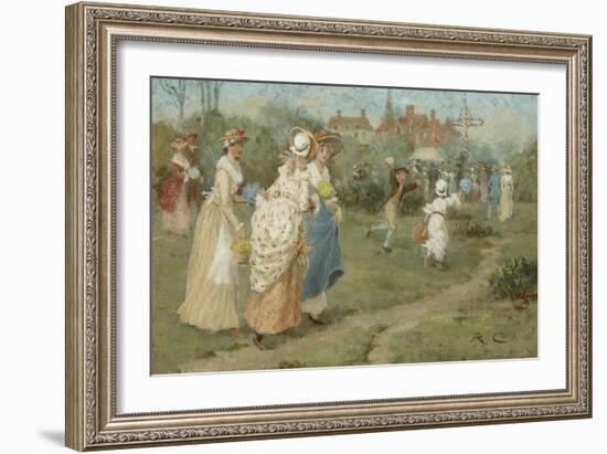 May Day, 1884-Randolph Caldecott-Framed Giclee Print