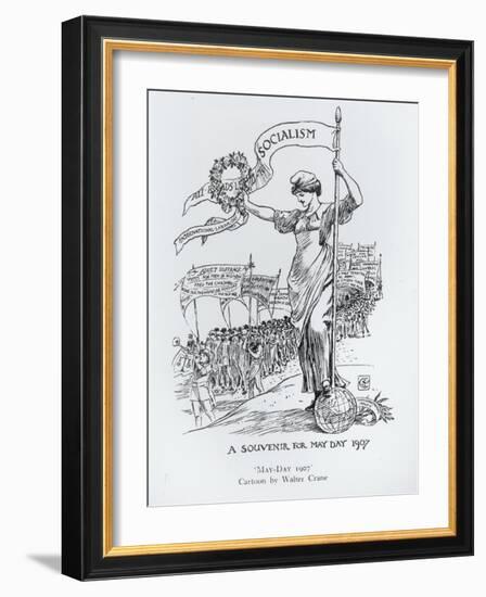 May Day, 1907-Walter Crane-Framed Giclee Print
