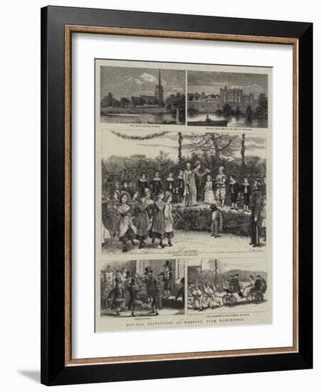 May-Day Festivities at Worsley, Near Manchester-George Goodwin Kilburne-Framed Giclee Print