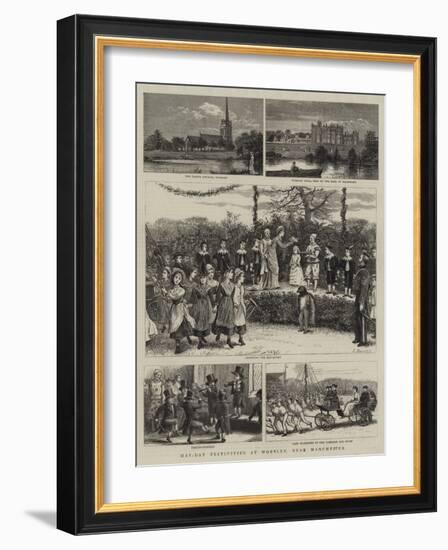 May-Day Festivities at Worsley, Near Manchester-George Goodwin Kilburne-Framed Giclee Print