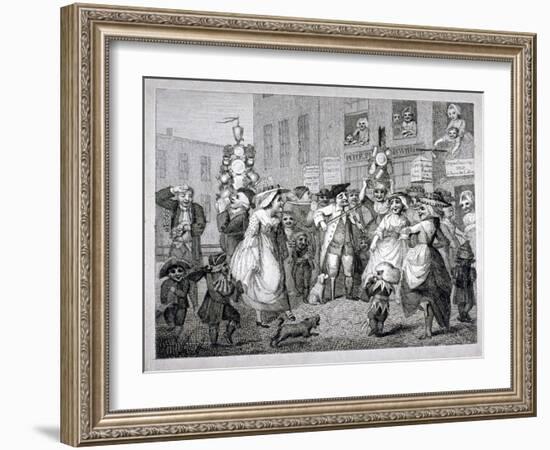 May Day in London-William Blake-Framed Giclee Print