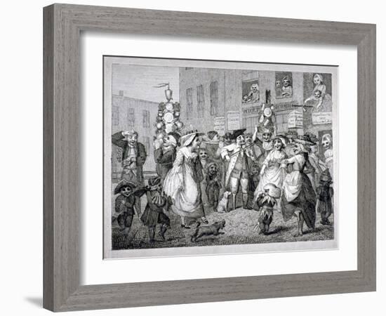 May Day in London-William Blake-Framed Giclee Print