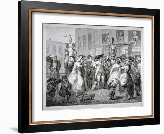 May Day in London-William Blake-Framed Giclee Print