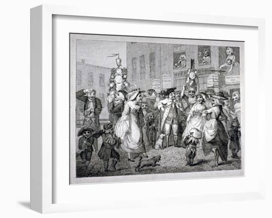 May Day in London-William Blake-Framed Giclee Print