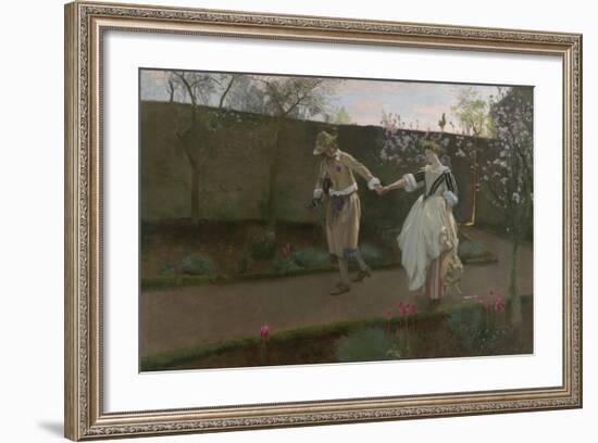 May Day Morning, 1890-94-Edwin Austin Abbey-Framed Giclee Print